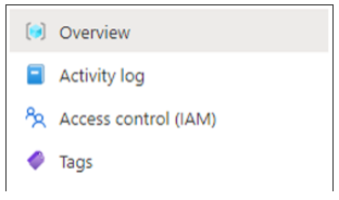 Azure Overview Activity